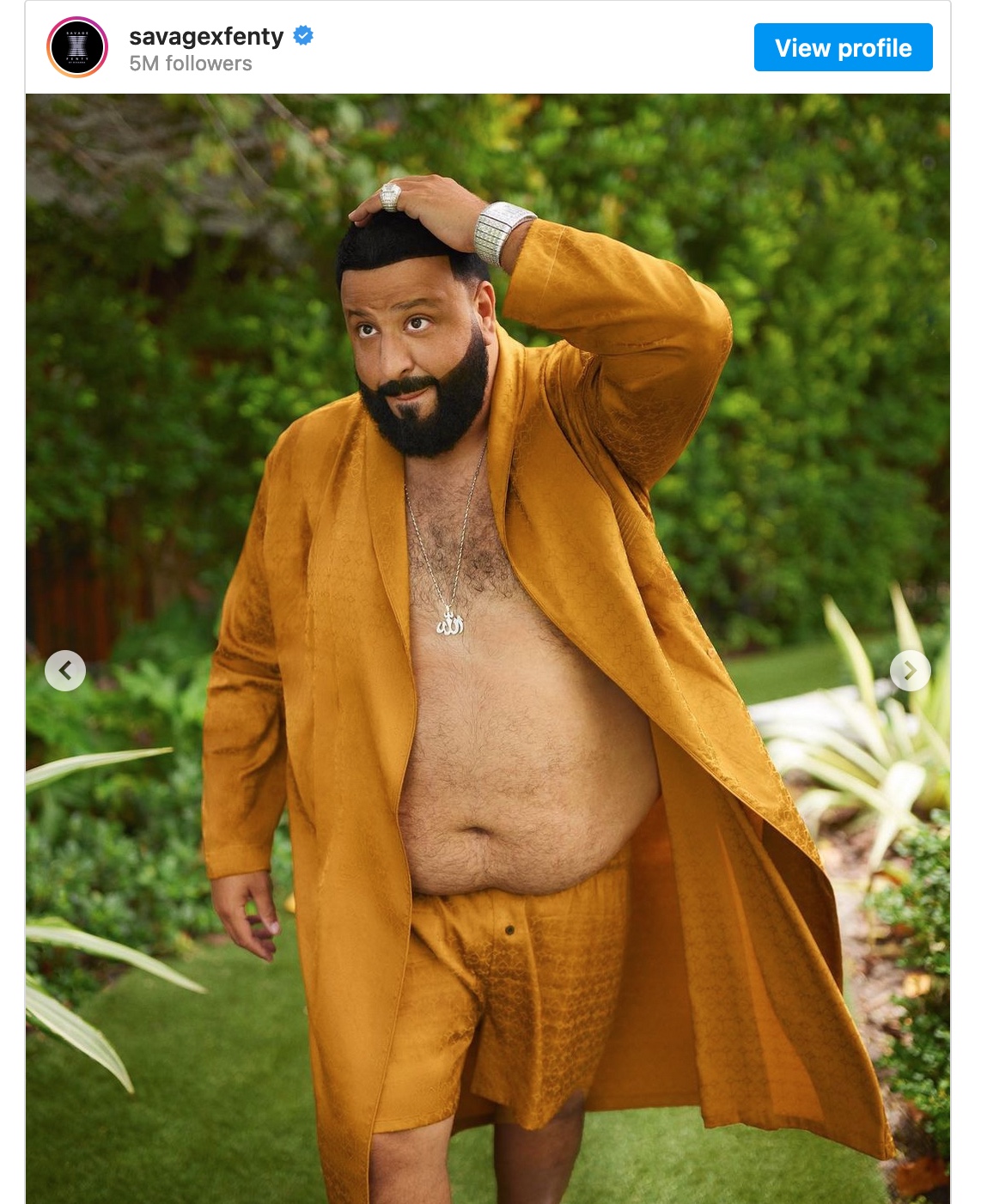 Dj Khaled Says Im A Sex Symbol Shirtless For Rihanna S Savage X