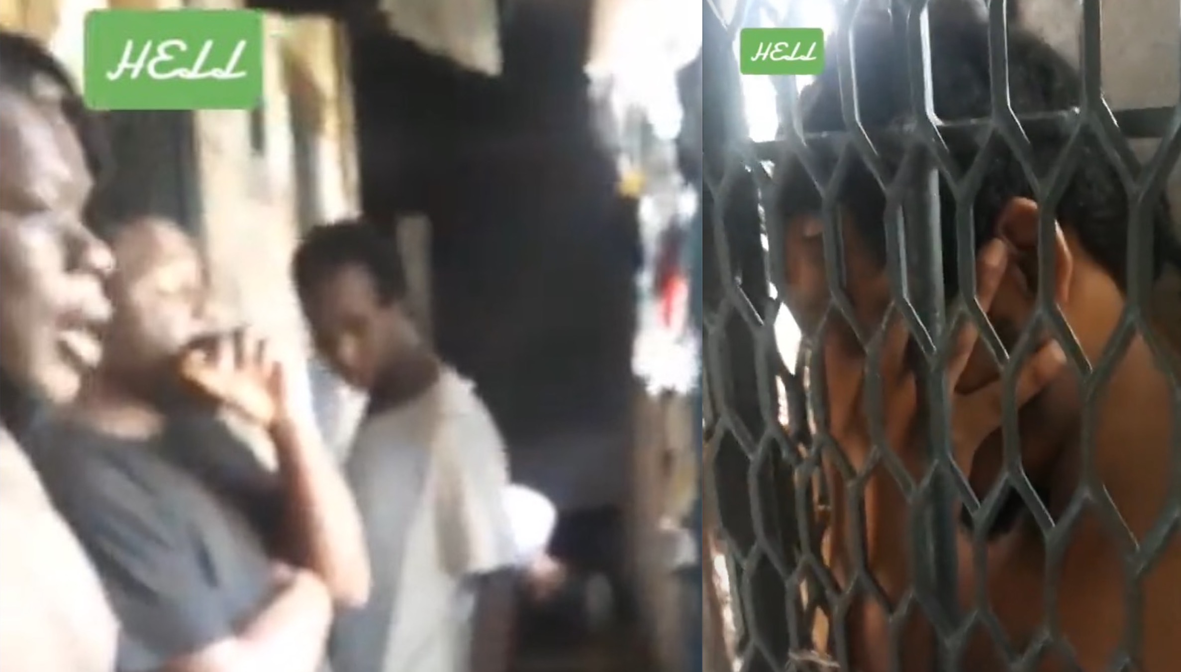Male Putted Behind Grill Cage as Punishment in Jamaican Jail - Watch Video