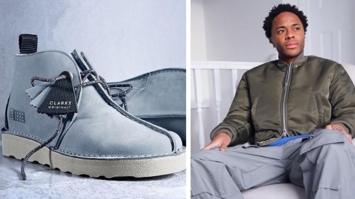Raheem Sterling Showcases His Latest Footwear Collaboration with Clarks - See Photos