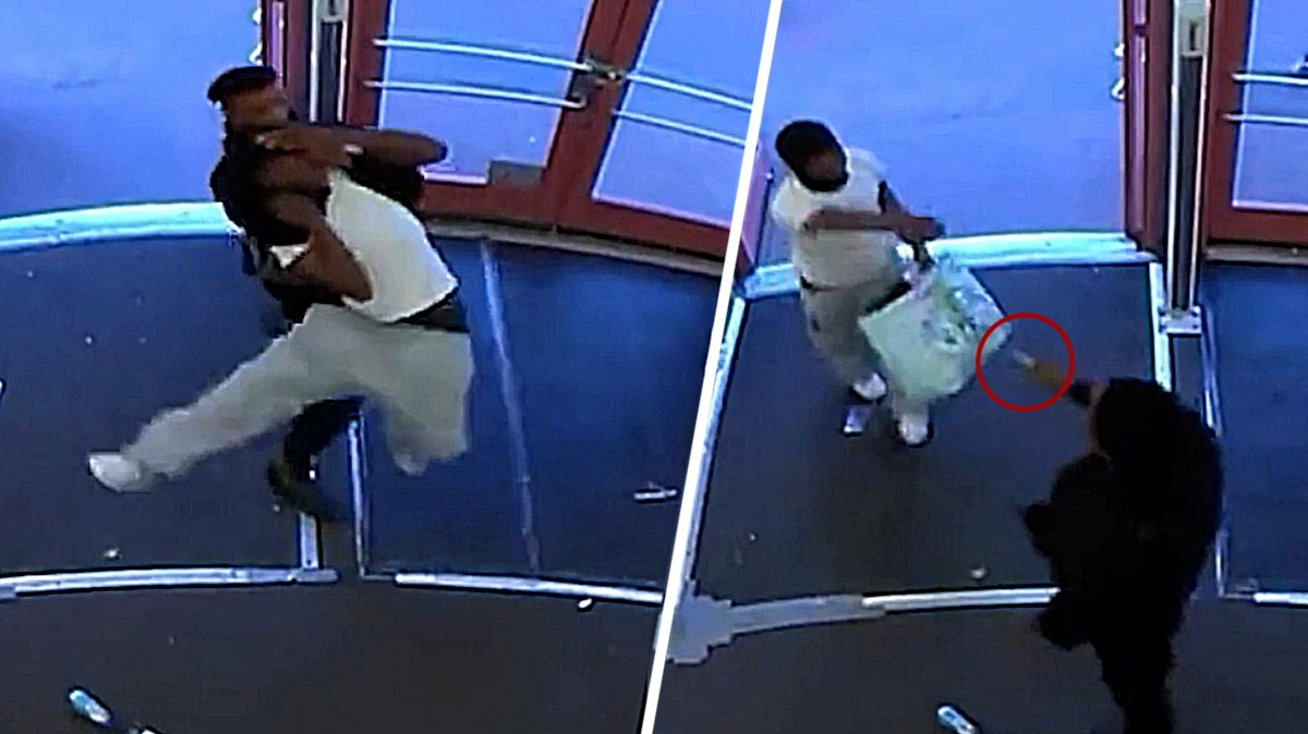 Footage Shows Security Guard Fatally Shooting Shoplifter After a Fight - Watch Video