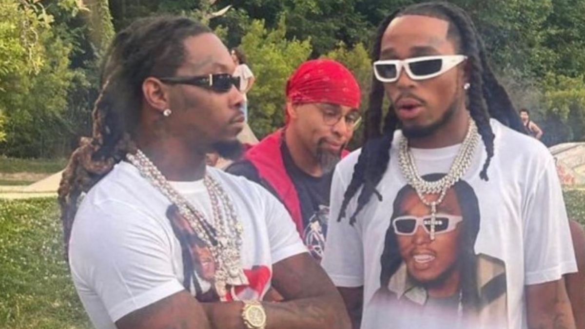 Quavo and Offset Reunite to Honour Takeoff at Birthday Celebration - See Photos and Watch Videos