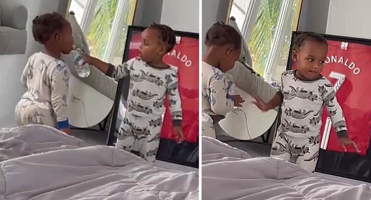 Usain's Son Thunder Loses Patience with His Brother - Watch Video