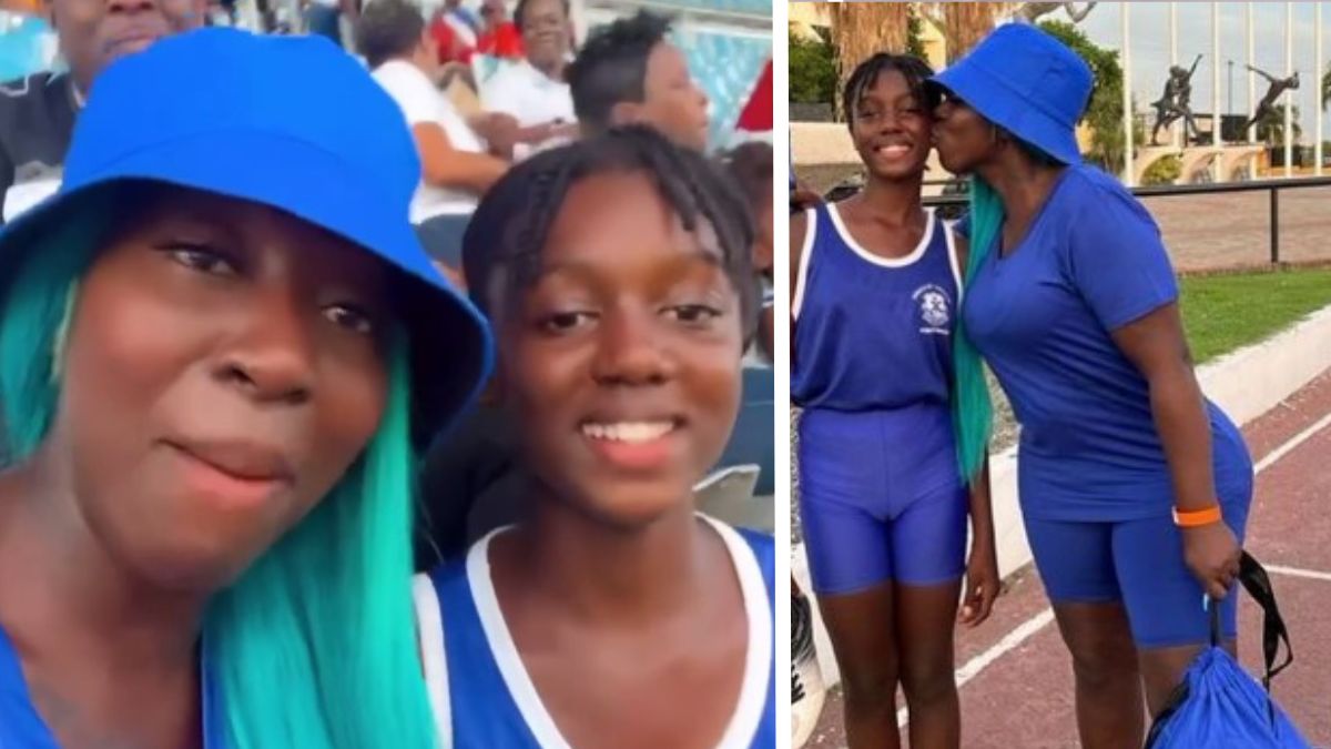 Spice Ecstatic; Daughter Nicholatoy Finishes 2nd at Track and Field Meet, Bolt was also Present - See Photos and Videos