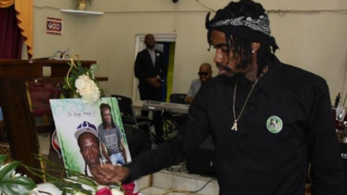 Alkaline's Father Laid to Rest in St. Andrew - Watch Video and See Photos