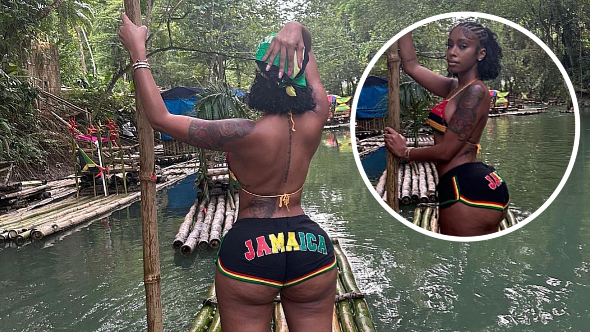 American Model Ashley Burgos Goes River Rafting and Shows Off Her Twerking Skills - See Photos, Watch Video