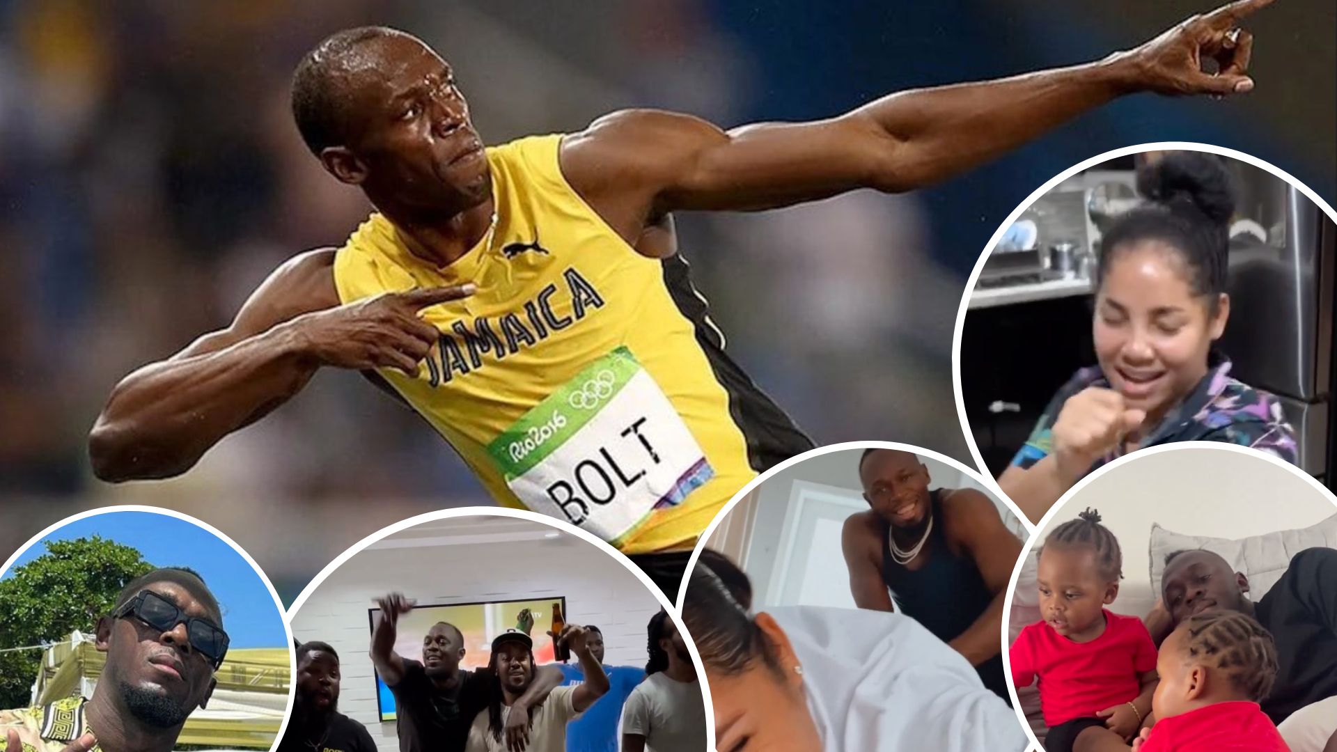 Usain Bolt Celebrates 37th Birthday - Kasi Sings Funny B-Day Song plus More - Watch Videos