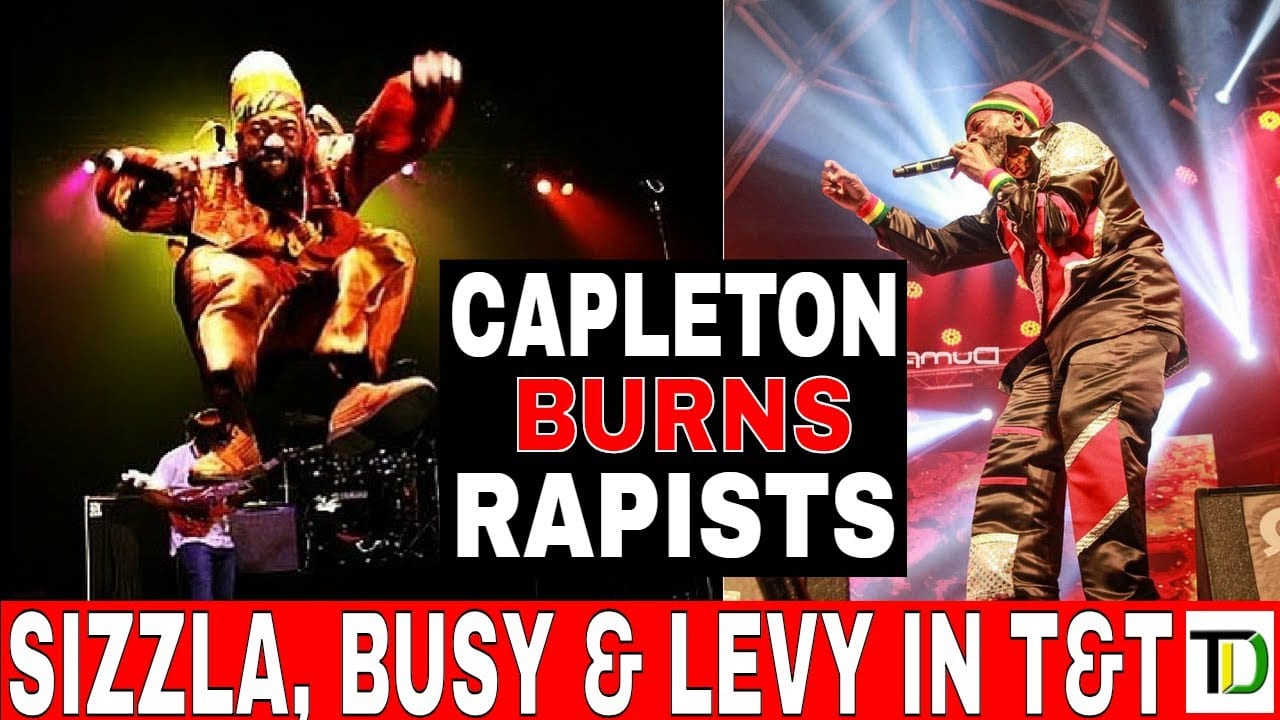 capleton burns out rapist in his trinidad performance video UDw8iJGNvNE