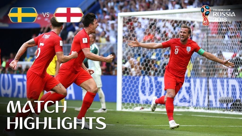 Sweden v England... World Cup Russia Goals and highlights [Video