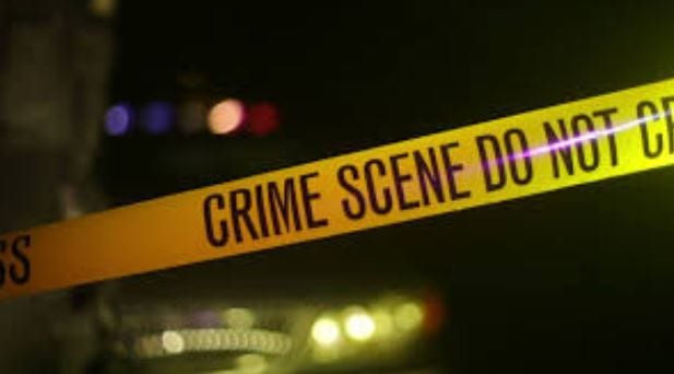 Robber shot dead yellow tape crime scene jamaica