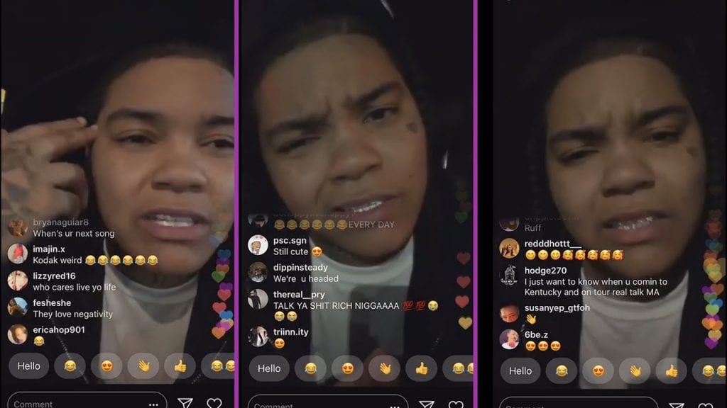 Watch As Young M A Responds To Kodak Black Wanting To Sex Her [video