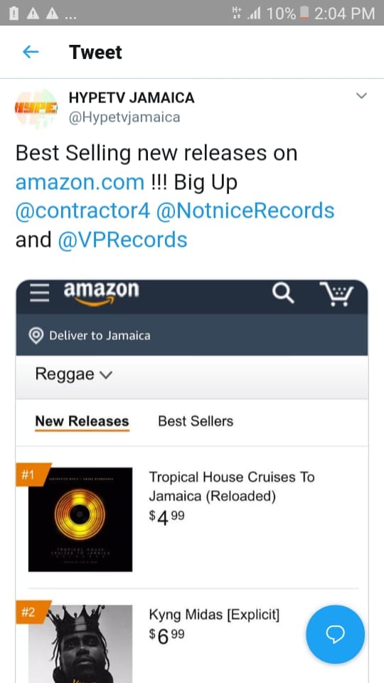 Amazon Reggae Charts