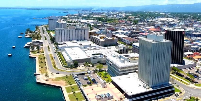 Jamaica kingston business waterfront building 2020
