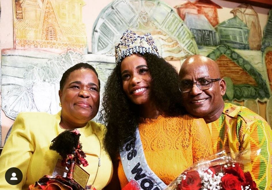 toni ann singh  miss jamaica world 2019 parents mother and father