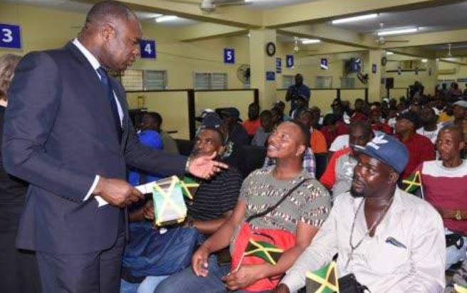 jamaican form workers leave to go overseas canada