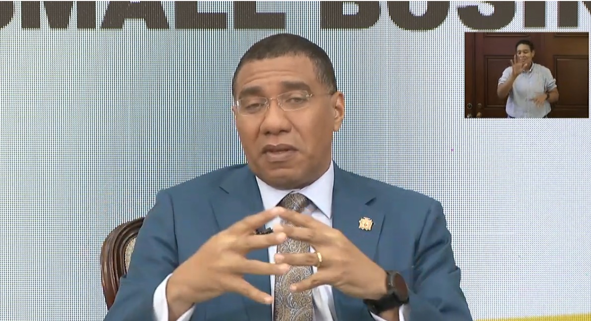 PM Holness Informs Workers and Small Businesses
