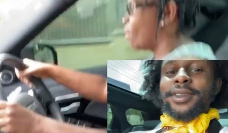 Popcaan Teaches His Mother How To Drive [Video]