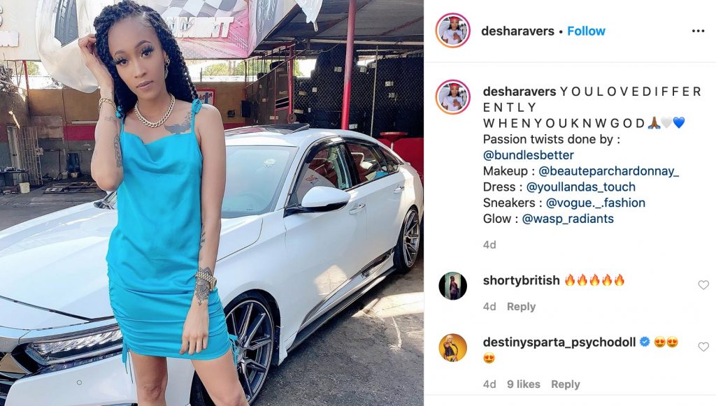 Fans React as Desha Ravers Beenie Man's Daughter appears to be Bleaching her Skin