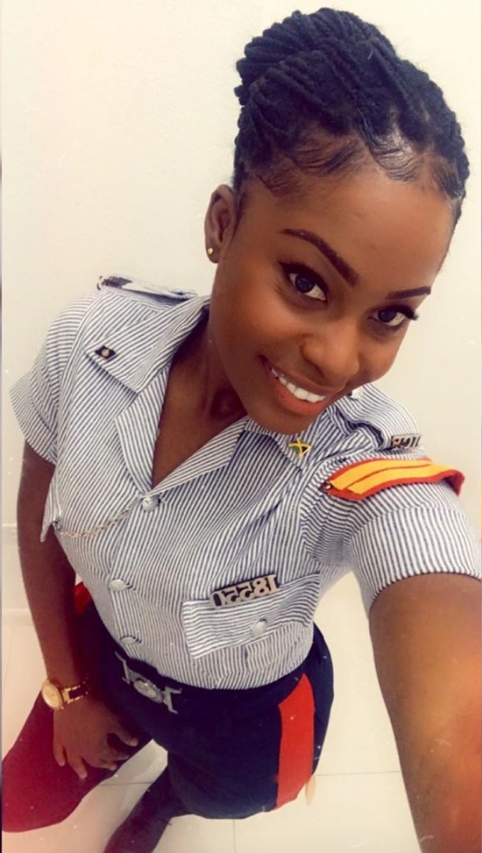 Check Out This Beautiful Female Police Officer Jamaicas Queen Cop