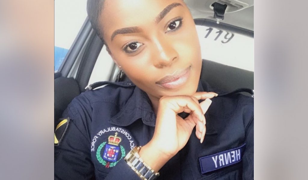 Check Out This Beautiful Female Police Officer Jamaicas Queen Cop