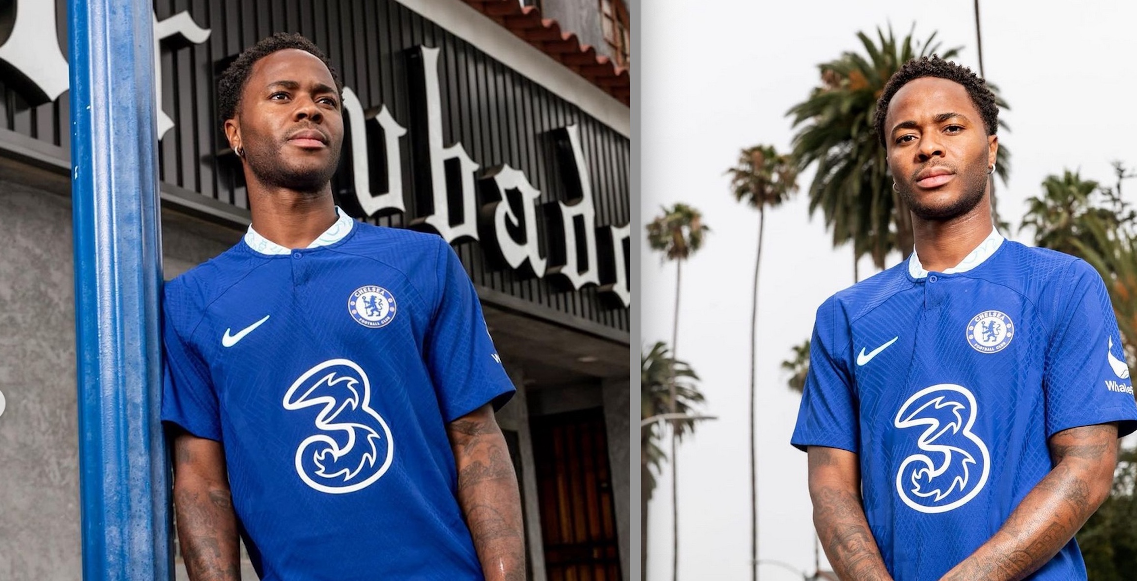 Raheem Sterling Shows Off New Chelsea Jersey - YARDHYPE