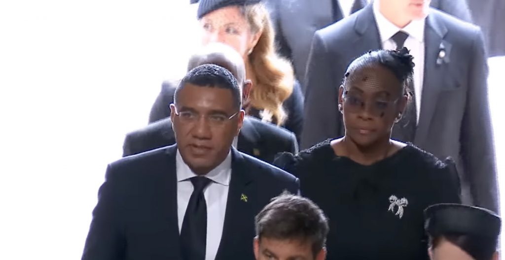 Prime Minister Andrew Holness and His Wife, Juliet Holness Attend Queen ...