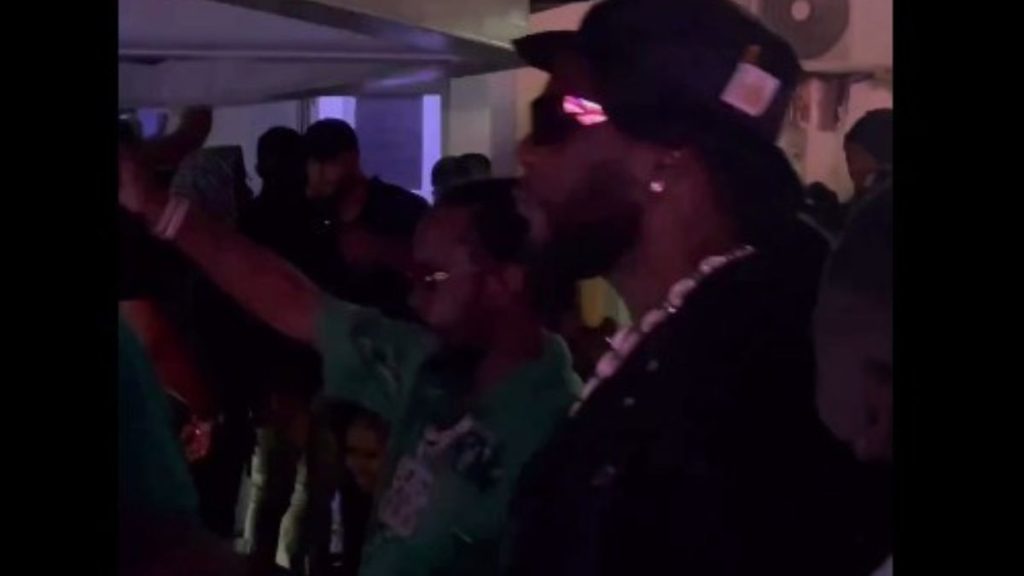 Popcaan And Burna Boy Party At Lounge Watch Videos Yardhype
