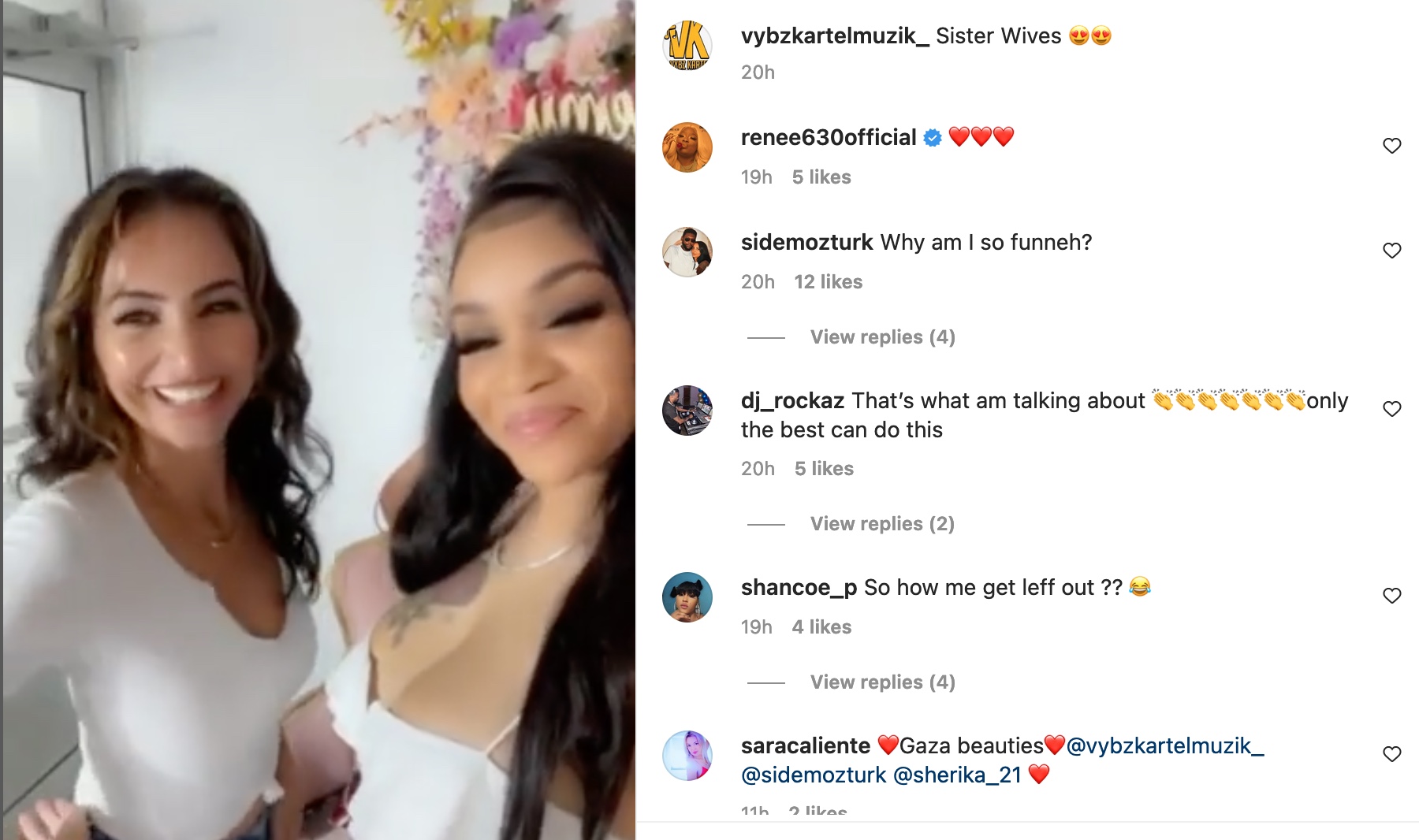 Vybz Kartels Fiancée and Baby Mother Now Sister Wives - Watch Video