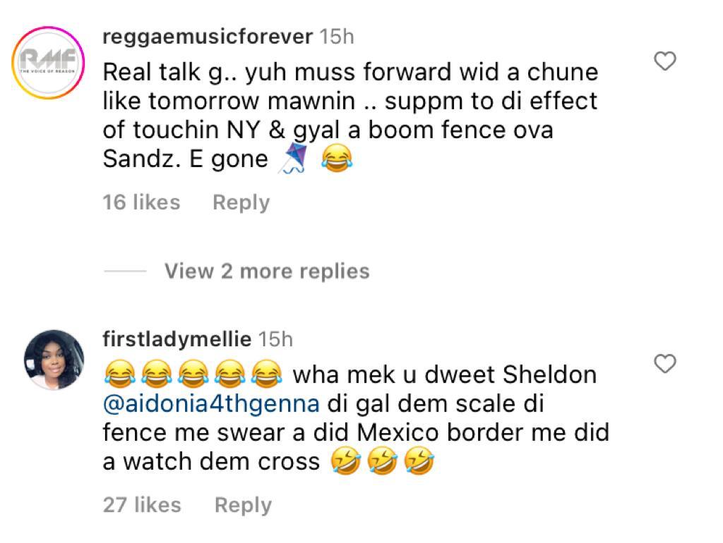 Aidonia Reacts To Female Fans Jumping Fence To See His Sandz Performance Yardhype
