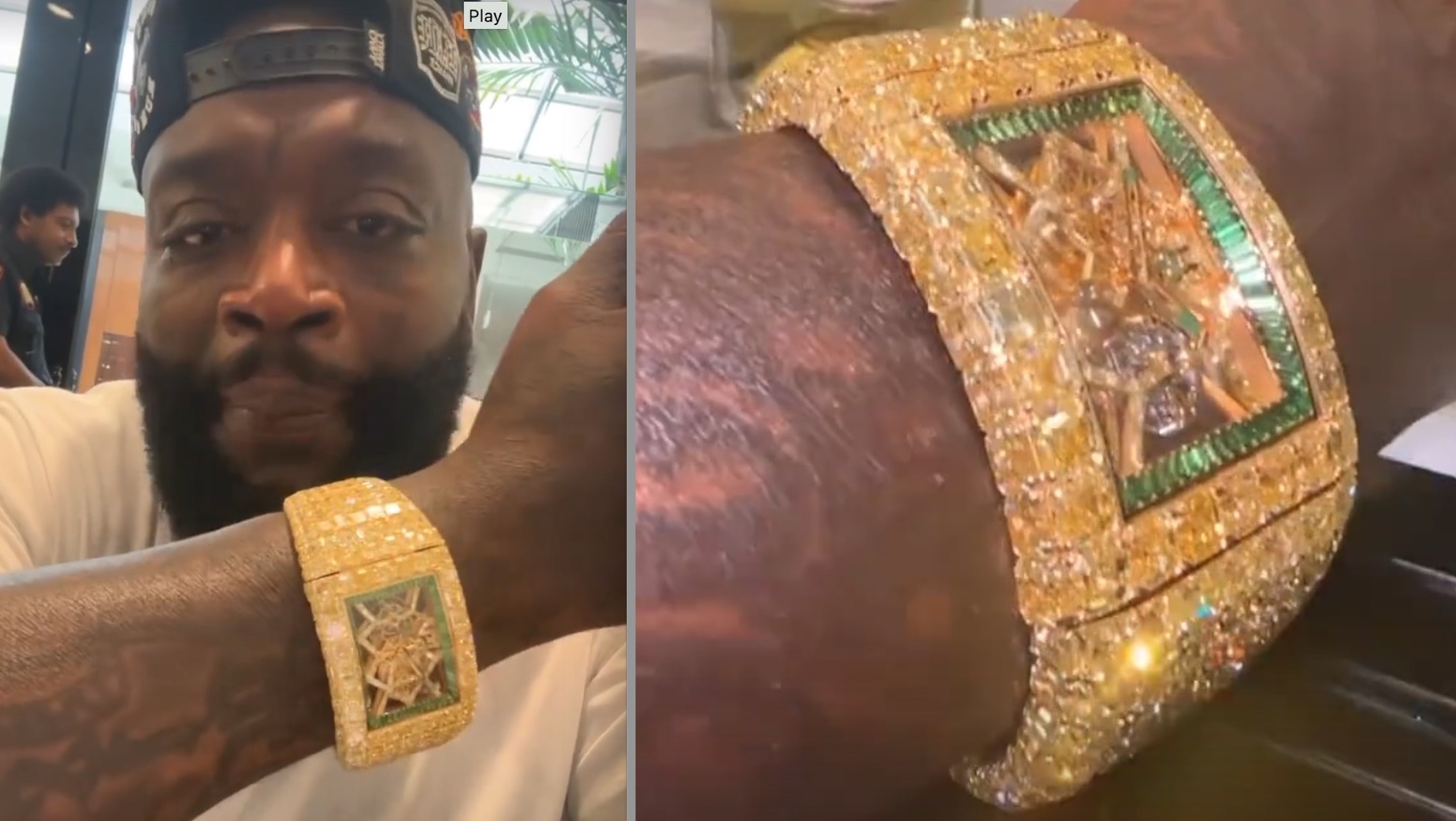 Rick Ross Shows Off New 20 Million Dollar Time Piece - Watch Video -  YARDHYPE