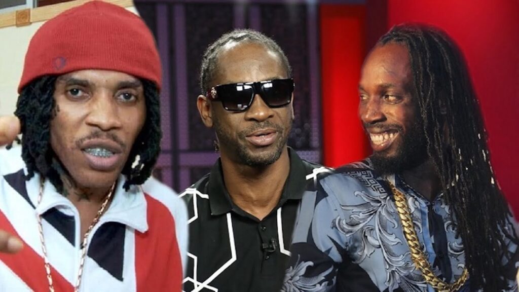 Vybz Kartel and Mavado with Bounty Killer