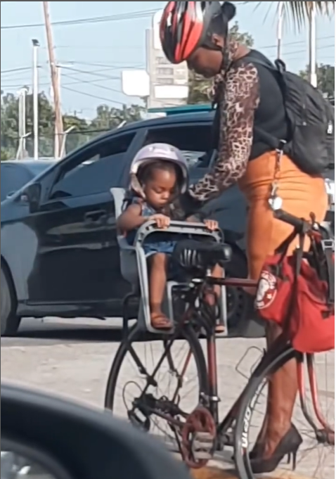 Super-mom Cyclist's Attire