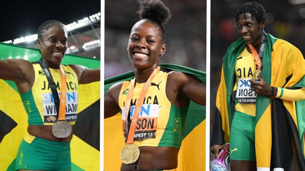 Jamaica 4rth in Medal Standing at the 2023 World Athletics Championships 1