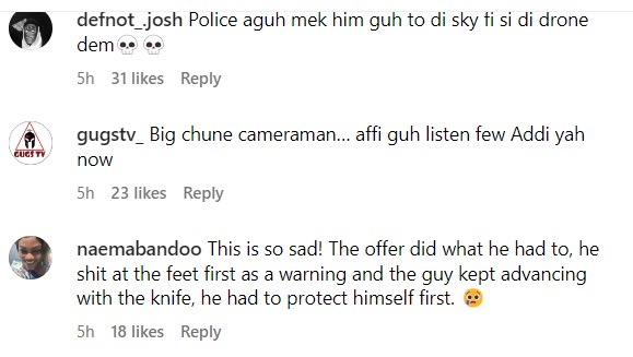 Police Shooting Comments