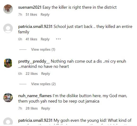 Triple Murder Comments