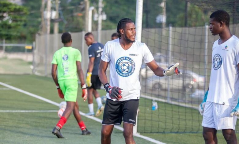 Andre Blake goal keeping clinic