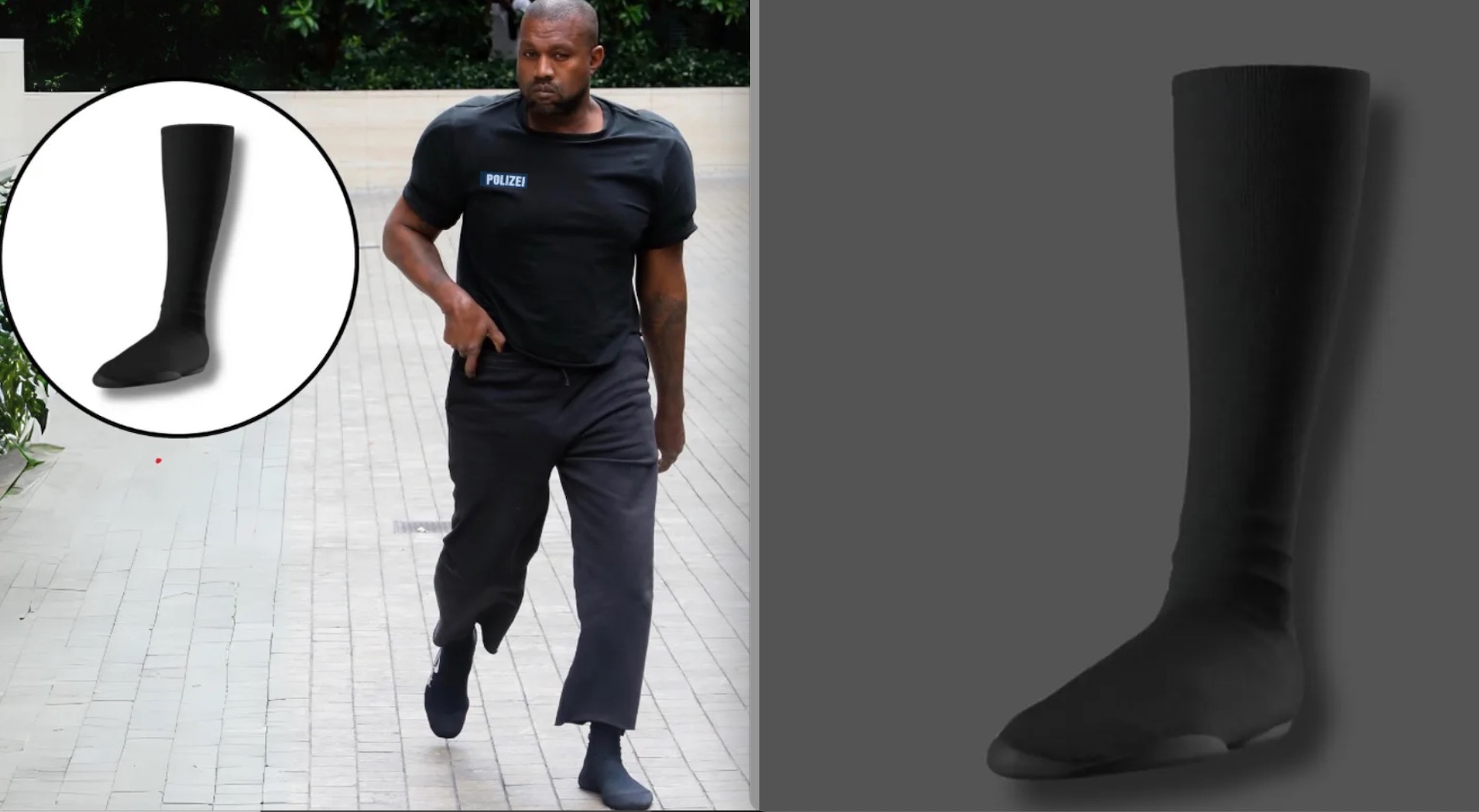 Kanye West Introduces Yeezy Pods “$200 Socks”