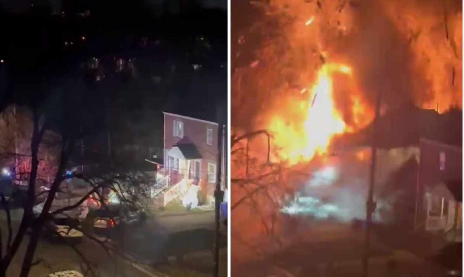 Man Seemingly Explodes House With Himself Inside During Standoff with Cops - Watch Video