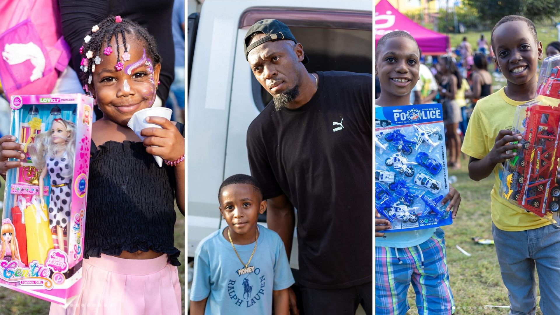 Usain Bolt's Annual Treat for Christmas Puts a Smile On Many Faces - Watch Video, See Photos