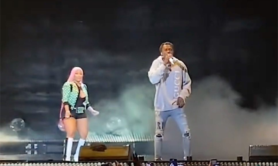 Nicki Minaj Gives Skillibeng the Spotlight to Shine During Performance in Toronto - Watch Video