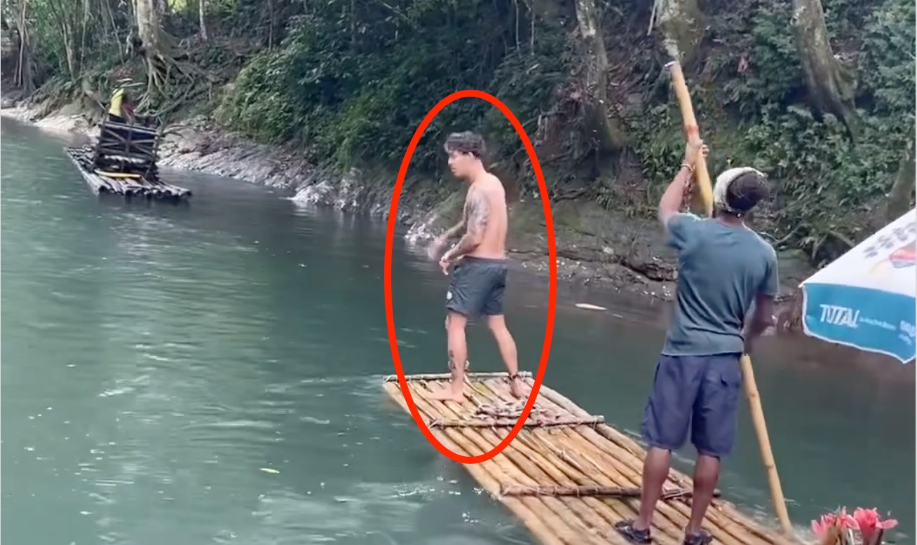 Rvssian Fails Miserably at Diving From River Raft - Watch Video