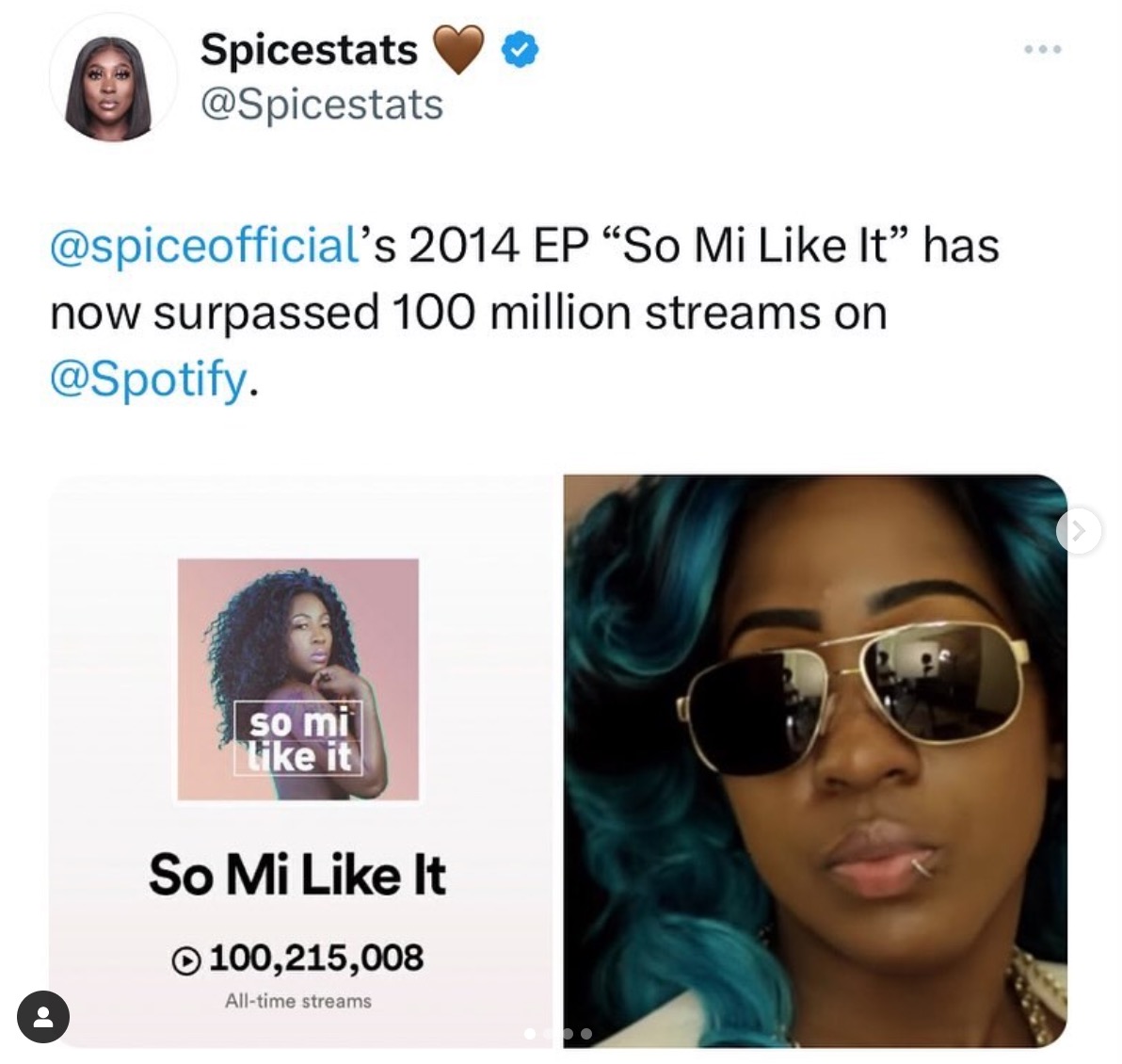 Spices ‘so Mi Like It Ep Surpasses 100 Million Streams On Spotify