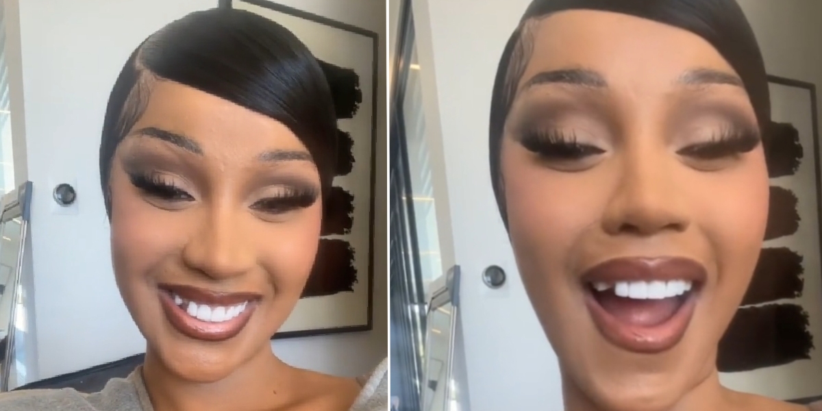 Cardi B Loses Tooth While Eating a Bagel - Watch Video
