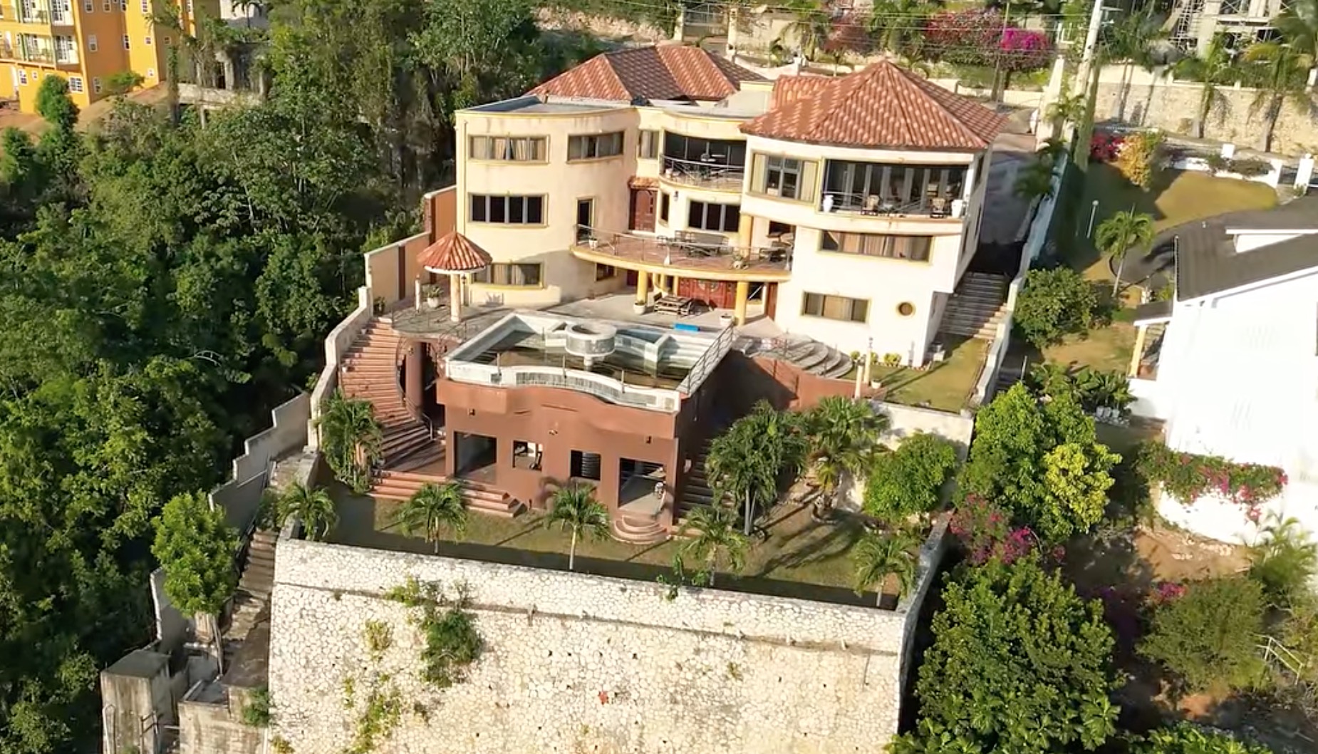 Mavado's Mansion and Others in Norbrook Aerial View via Drone - Watch Video