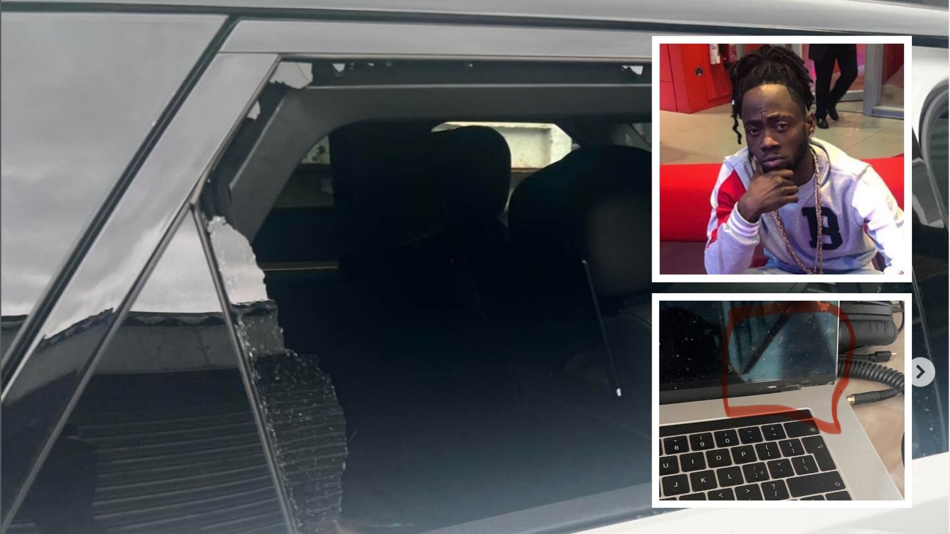 Stylo G’s Range Rover Sport Broken Into: Laptop with Music Stolen