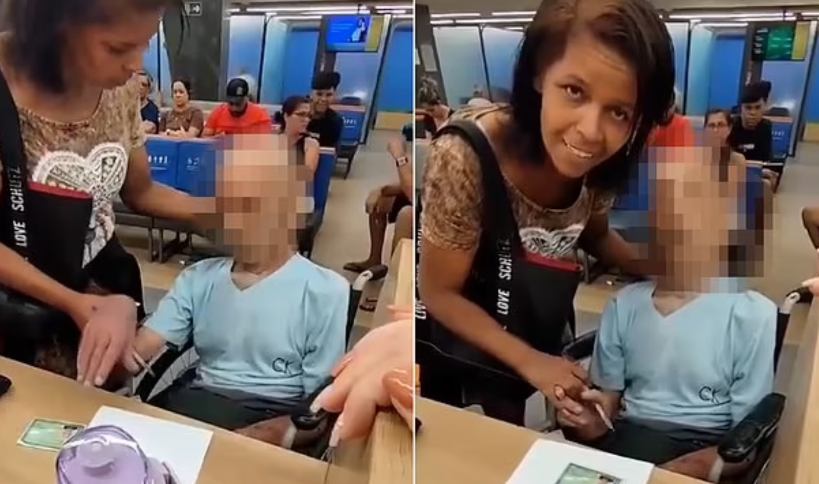 WATCH: Woman Uses Dead Uncle in Wheelchair to Try Withdraw Money from Bank
