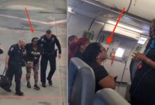 Angry Grandmother Got Arrested on Plane Causing Entire Fight Deboard