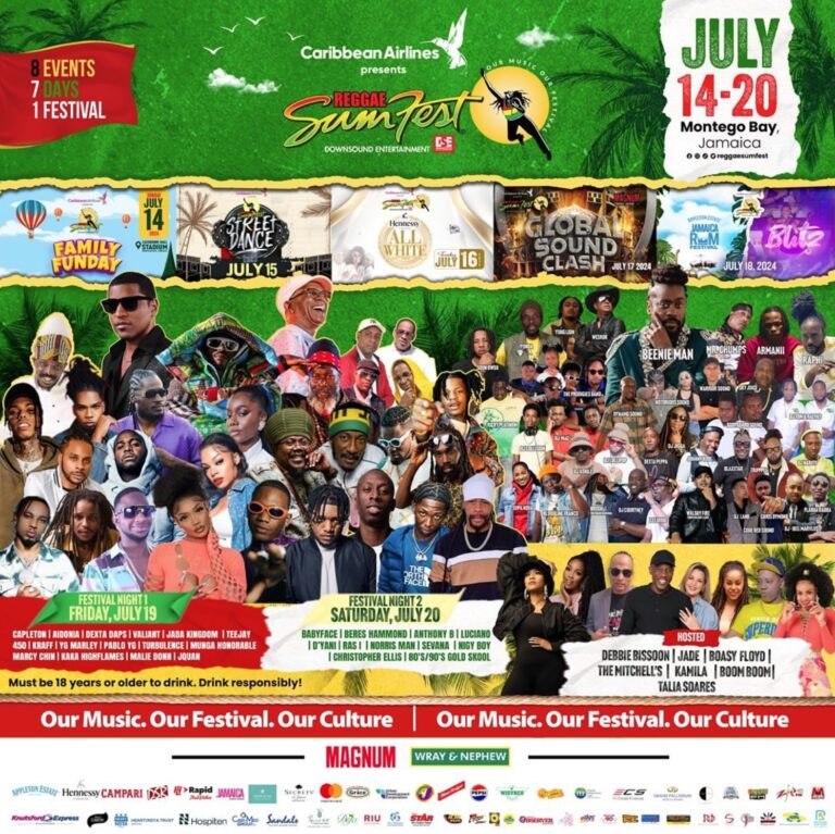 Sumfest Shares Full 2024 Lineup; Bounty Killer Says He Won't Be Present