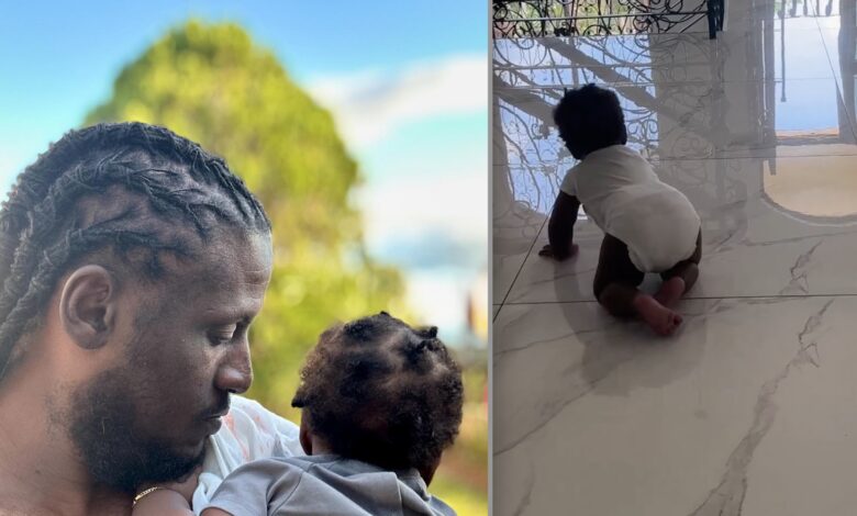 Aidonia and his son