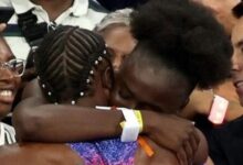 Junelle Bromfield Celebrates Noah Lyles