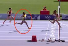Niesha Burgher Finishes 2nd in Heat-1 in 200m at Paris Olympics: Video
